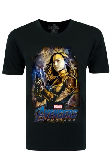 Avengers Captain Marvel End Games Black T-shirt 