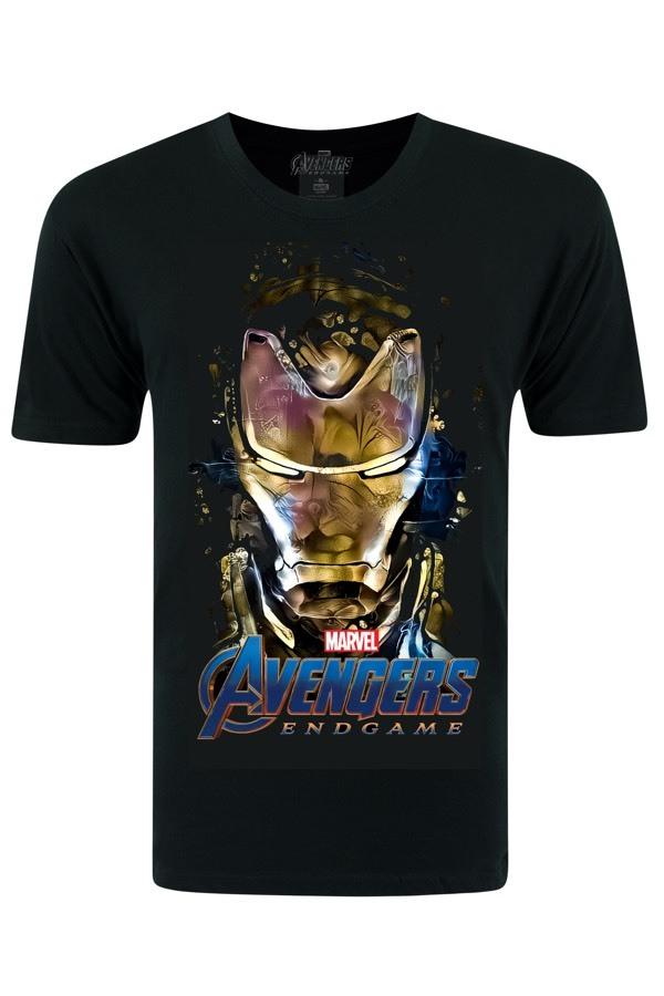 Avengers Iron Man Black T-shirt 