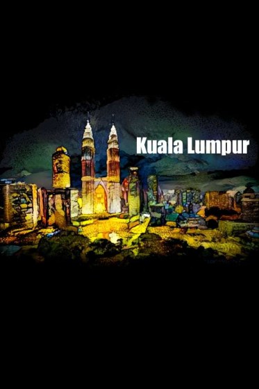 Kuala Lumpur Night City T-shirt