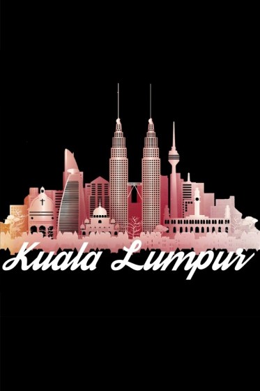 Kuala Lumpur Papercut T-Shirt