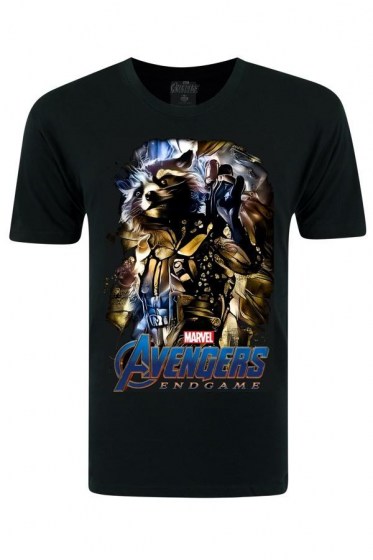 Avengers Rocket Raccoon Black T-Shirt 