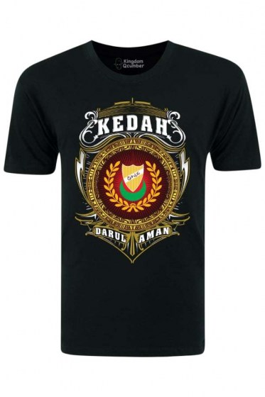 jata-negeri-kedah-darul-aman-black-tshirt