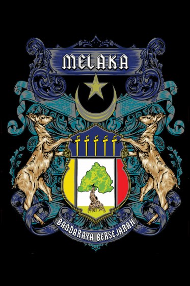 jata-negeri-melaka-black-tshirt