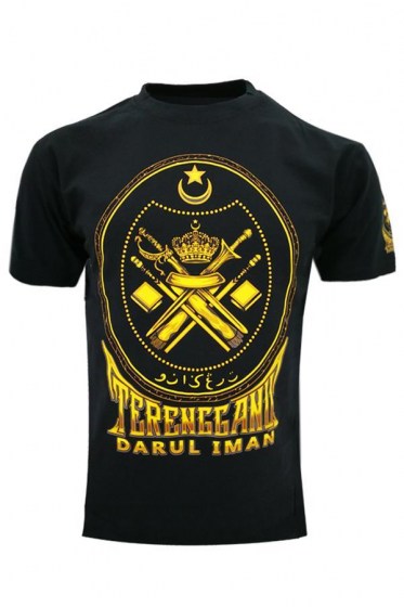 jata-negeri-terengganu-darul-iman-black-tshirt